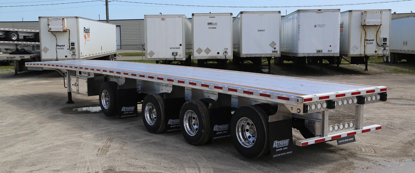 2026 extreme 53 foot quad axle flatbed trailer